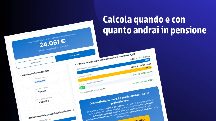 Calcola la tua pensione